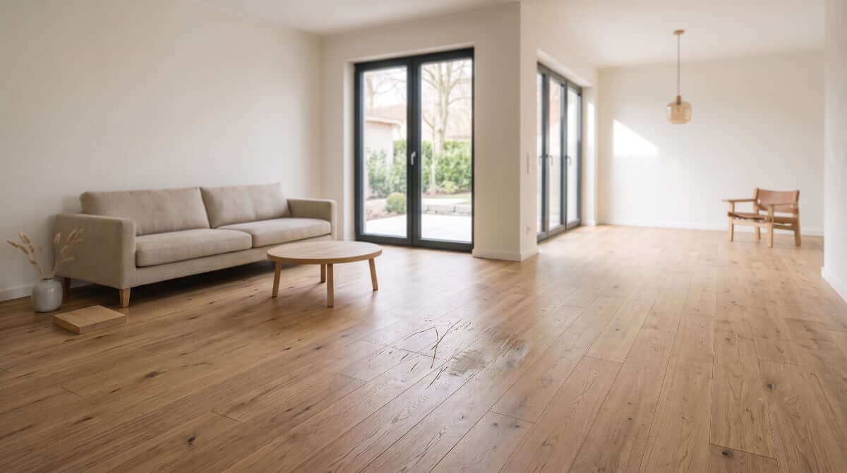 Scratches and wear on light parquet flooring – when targeted repair is worthwhile