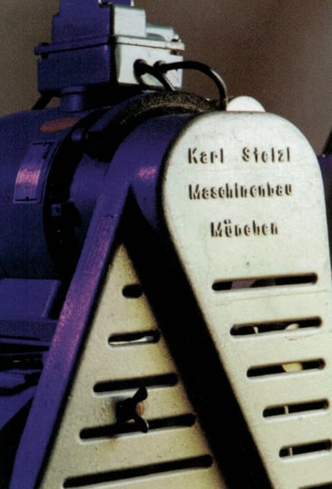 Historical TORNADO parquet sanding machine by Parkett Stelzl